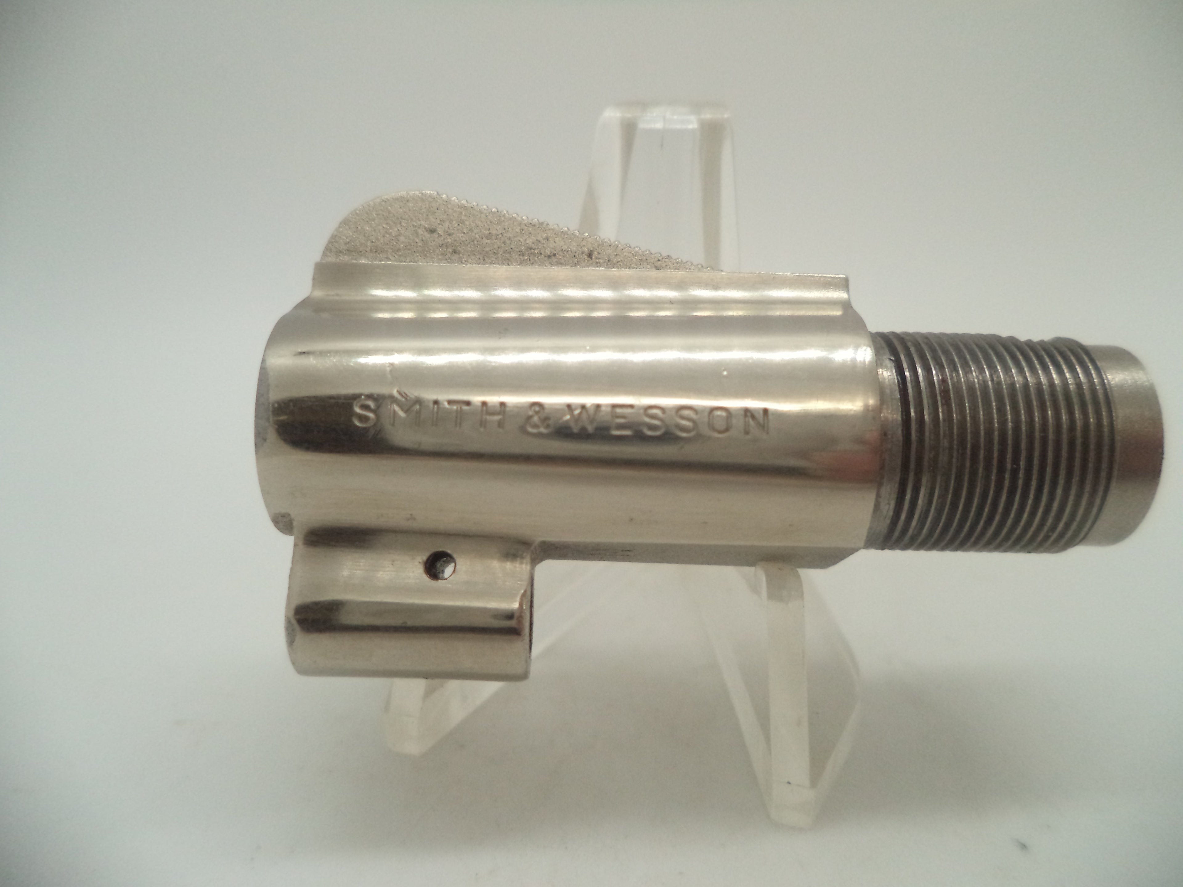 JB383 Smith & Wesson Revolver J Frame Model 38 Nickel Plated 2" Barrel Used