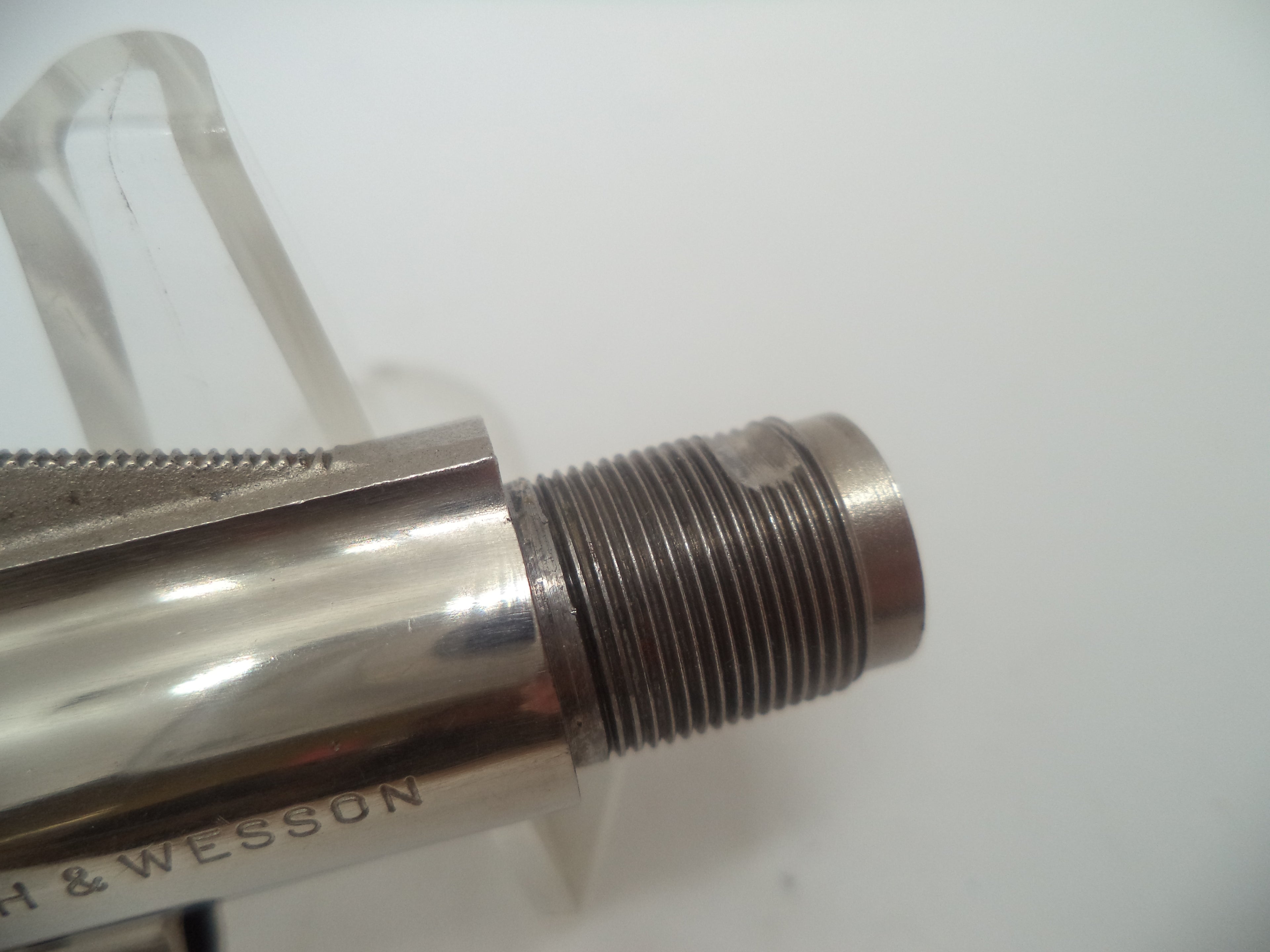 JB383 Smith & Wesson Revolver J Frame Model 38 Nickel Plated 2" Barrel Used