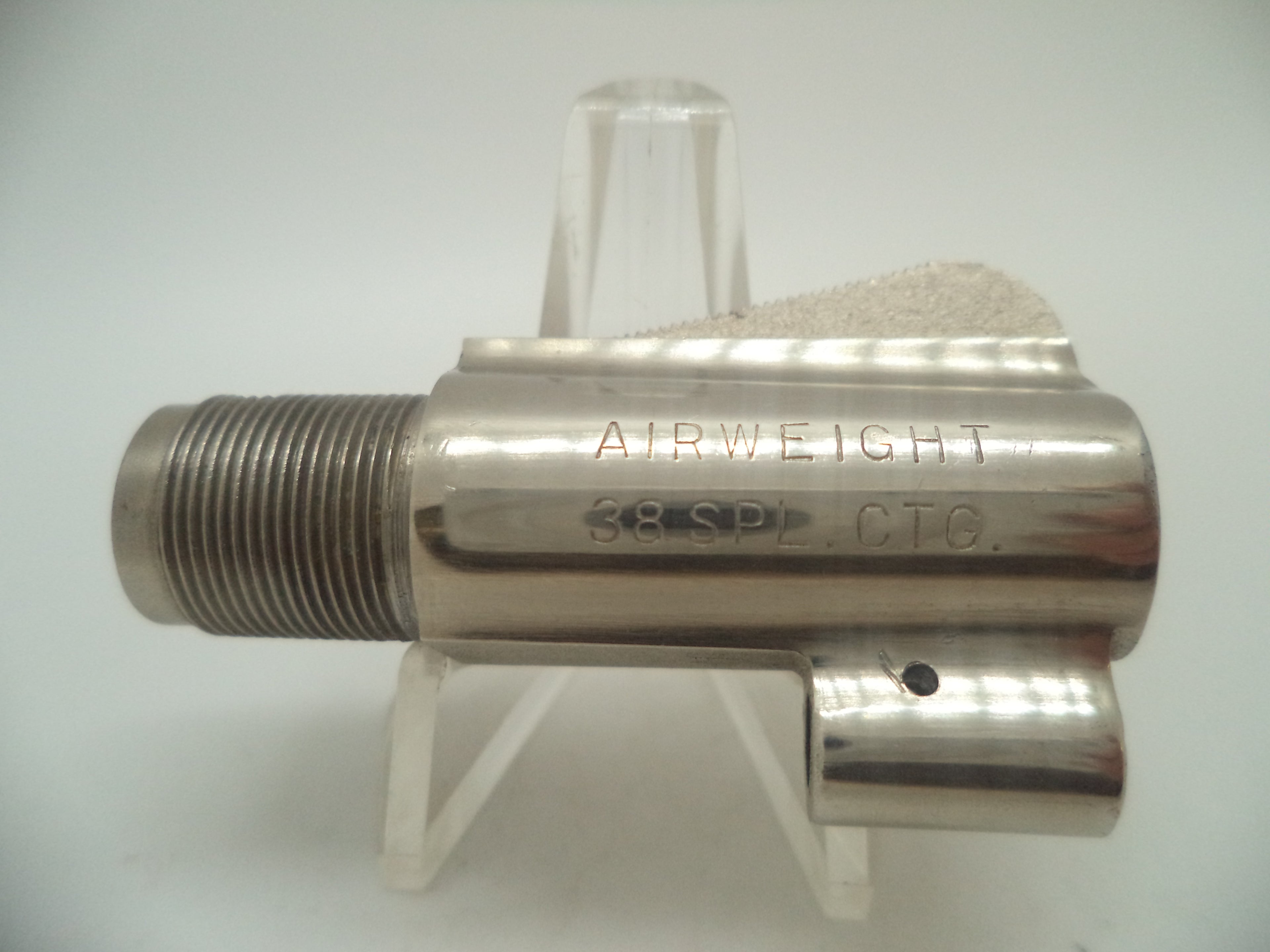 JB383 Smith & Wesson Revolver J Frame Model 38 Nickel Plated 2" Barrel Used