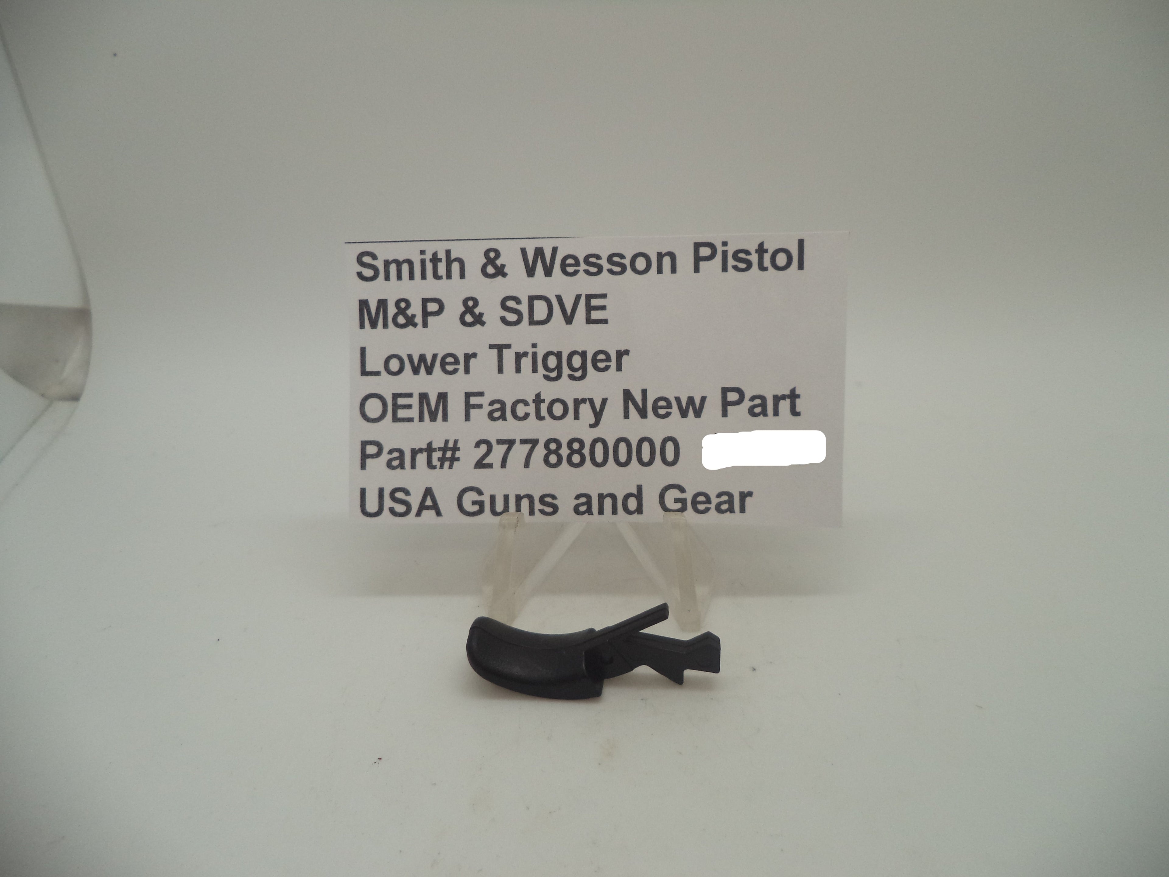 Smith & Wesson M&P/SDVE Lower Trigger 9mm/40/45 | OEM 277880000
