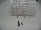 P3681A Smith & Wesson J Frame Model Pre 36 Cylinder Stop & Spring .38 Special