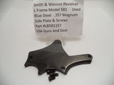 LB581157 Smith & Wesson L Frame Model 581 Side Plate & Screws Used .3857 Magnum