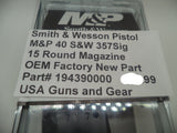 194390000 Smith & Wesson Pistol M&P 40S&W 357Sig 15 Round Magazine New M&P