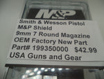 199350000 Smith & Wesson Pistol M&P Shield 9mm 7 Round Magazine New