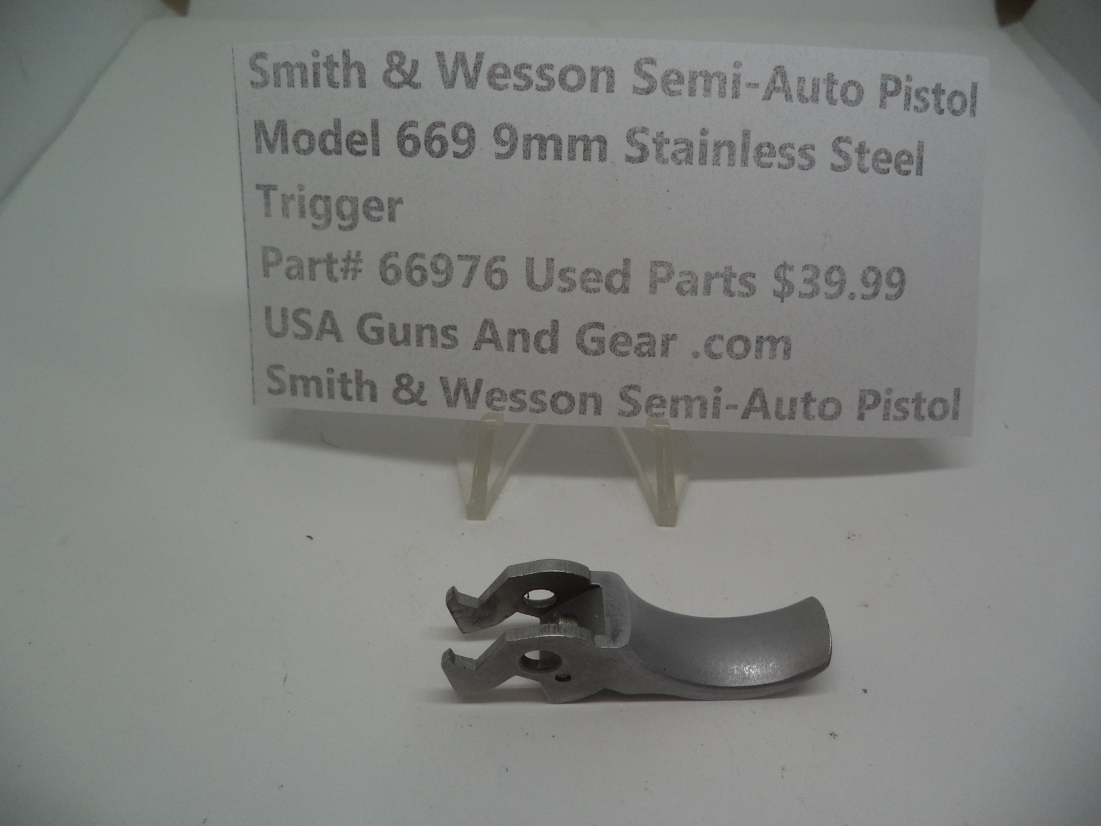 66976 Smith & Wesson Pistol Model 669 Trigger