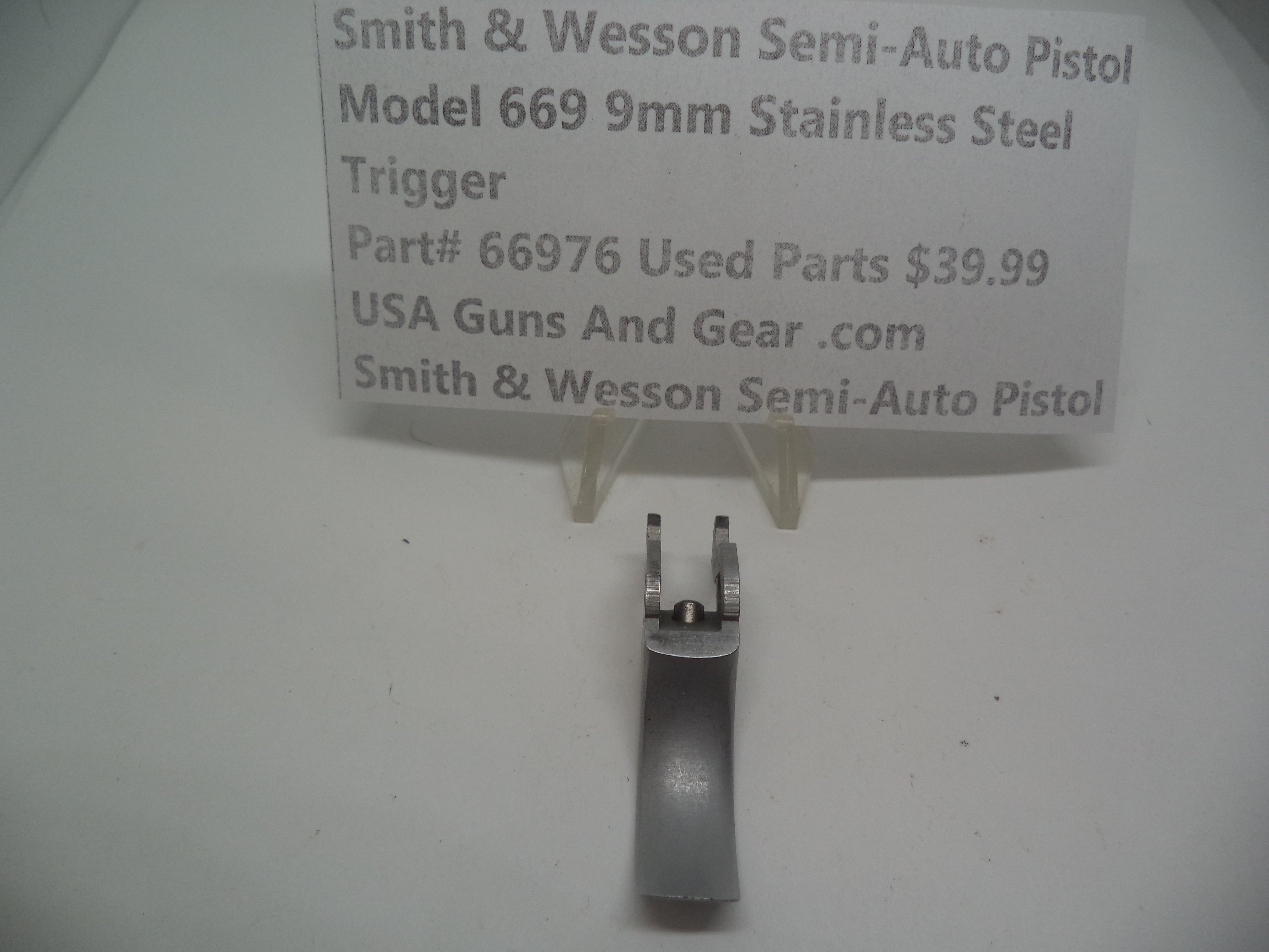66976 Smith & Wesson Pistol Model 669 Trigger