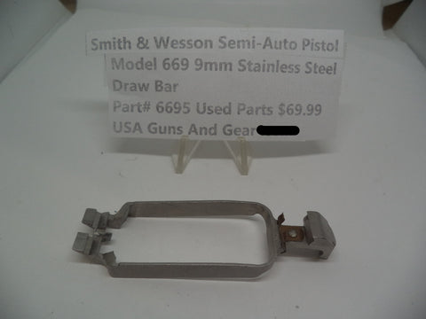 6695 Smith & Wesson Pistol Model 669 Draw Bar 9mm Stainless Steel
