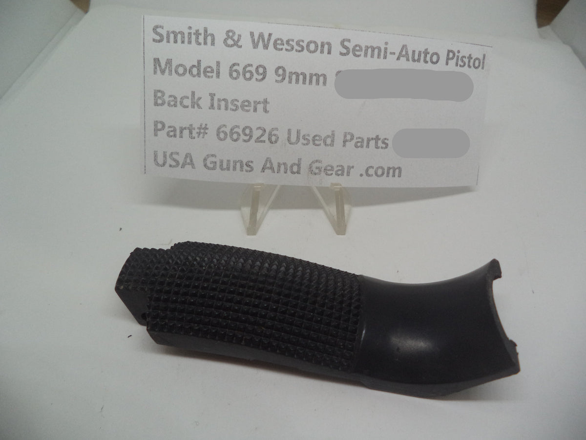 Smith & Wesson 66926 Smith & Wesson Pistol Model 669 Back Insert 9mm Stainless Steel Part 000000000