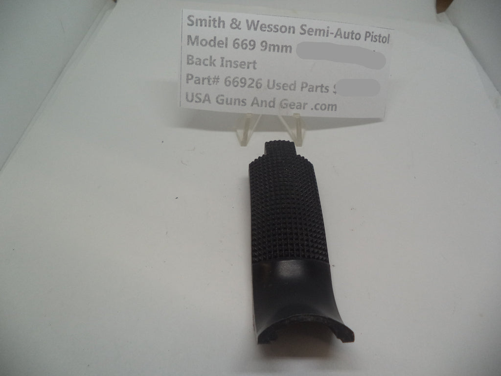Smith & Wesson 66926 Smith & Wesson Pistol Model 669 Back Insert 9mm Stainless Steel Part 000000000