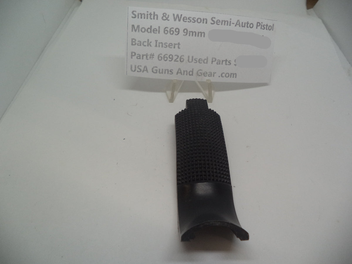 Smith & Wesson 66926 Smith & Wesson Pistol Model 669 Back Insert 9mm Stainless Steel Part 000000000