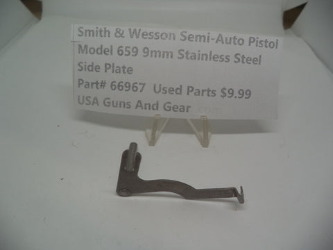 66967 Smith & Wesson Pistol Model 669 Side Plate 9mm Stainless Steel
