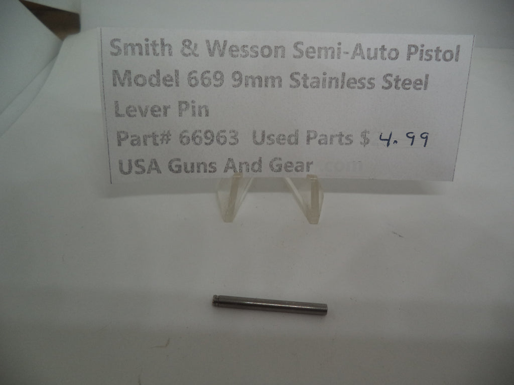 66963 Smith & Wesson Pistol Model 669 9mm Lever