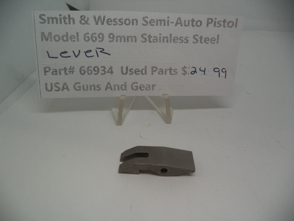66934 Smith & Wesson Pistol Model 669 9mm Lever