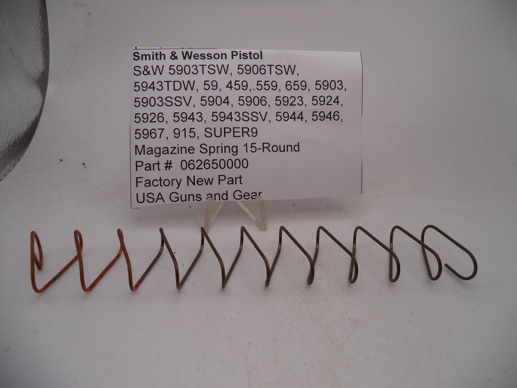 S&W Magazine Spring 062650000 - Model 5926 5924 5904 5906 15-Round