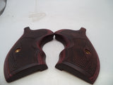245970000 Smith Wesson K & L Frame Multi Models Round Butt Checkered Rosewood