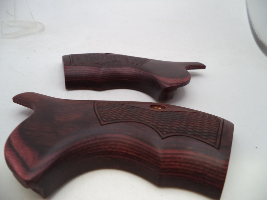 Smith & Wesson K/L Frame Checkered Rosewood Grips Round Butt - 245970000