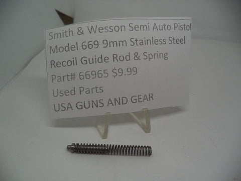 66965 Smith & Wesson Pistol Model 669 Recoil Guide Rod & Spring 9mm