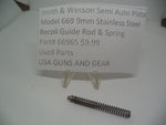 66965 Smith & Wesson Pistol Model 669 Recoil Guide Rod & Spring 9mm