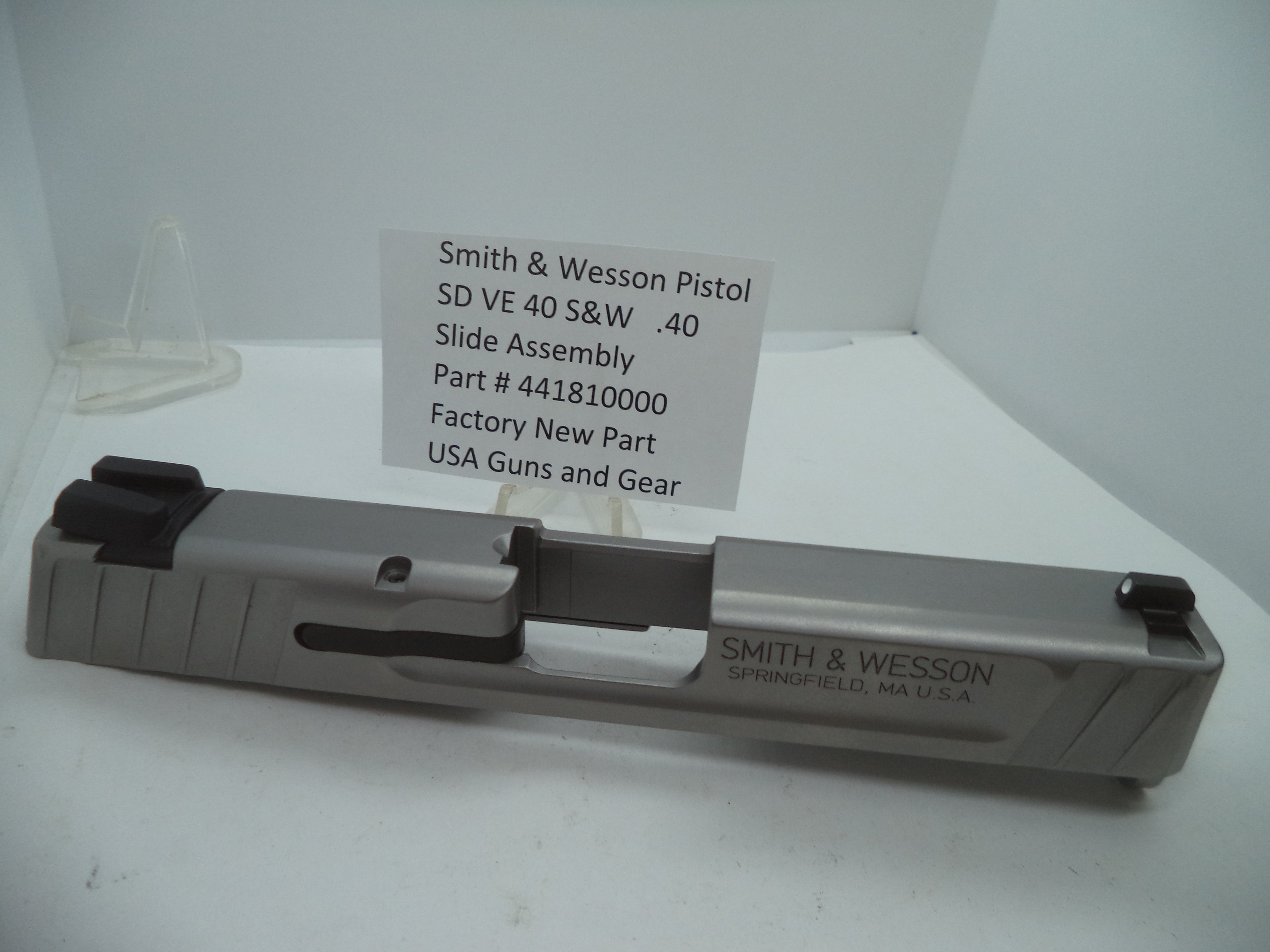 441810000 Smith & Wesson Pistol SD VE 40 S&W Slide Assembly .40 S&W