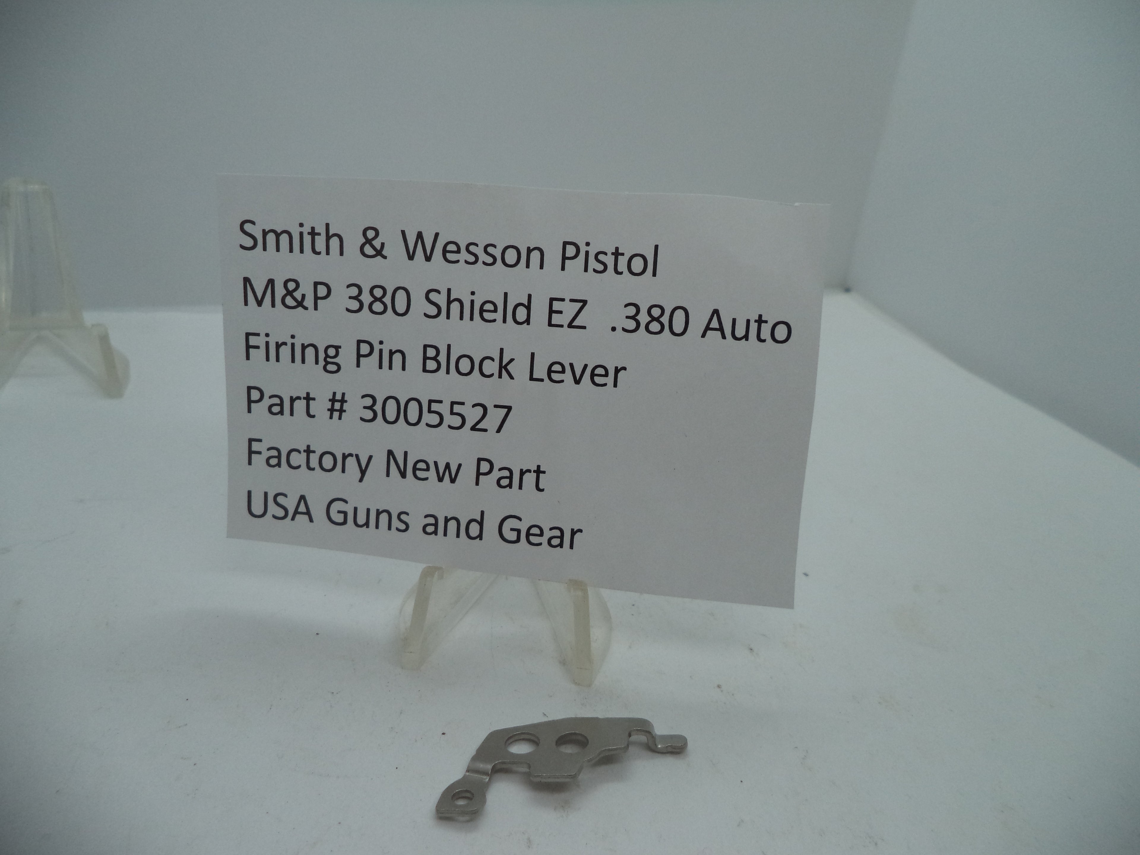 Smith & Wesson M&P 380 Shield EZ Firing Pin Block Lever 3005527