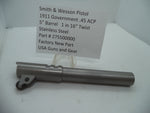 275500000 S&W 1911 Government Barrel, 1 in 16" Twist, 5" Stainless Steel .45 ACP