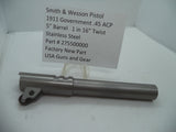 275500000 S&W 1911 Government Barrel, 1 in 16" Twist, 5" Stainless Steel .45 ACP