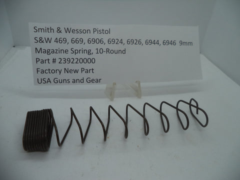 239220000 S&W Magazine Spring 469, 669, 6906, 6924, 6926,6944,6946 9mm