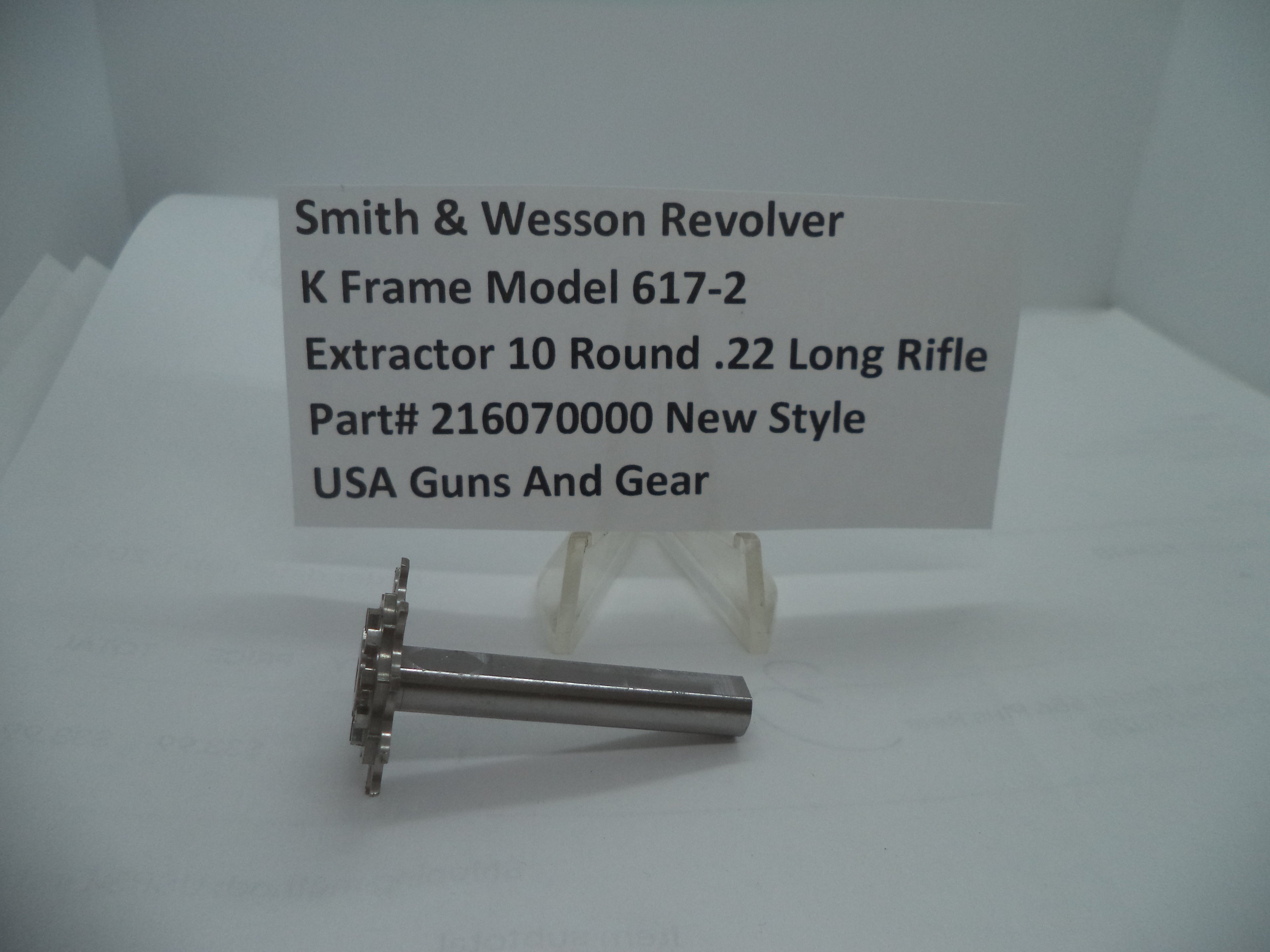 Smith & Wesson K Frame Extractor .22 LR 10 Shot Stainless 216070000