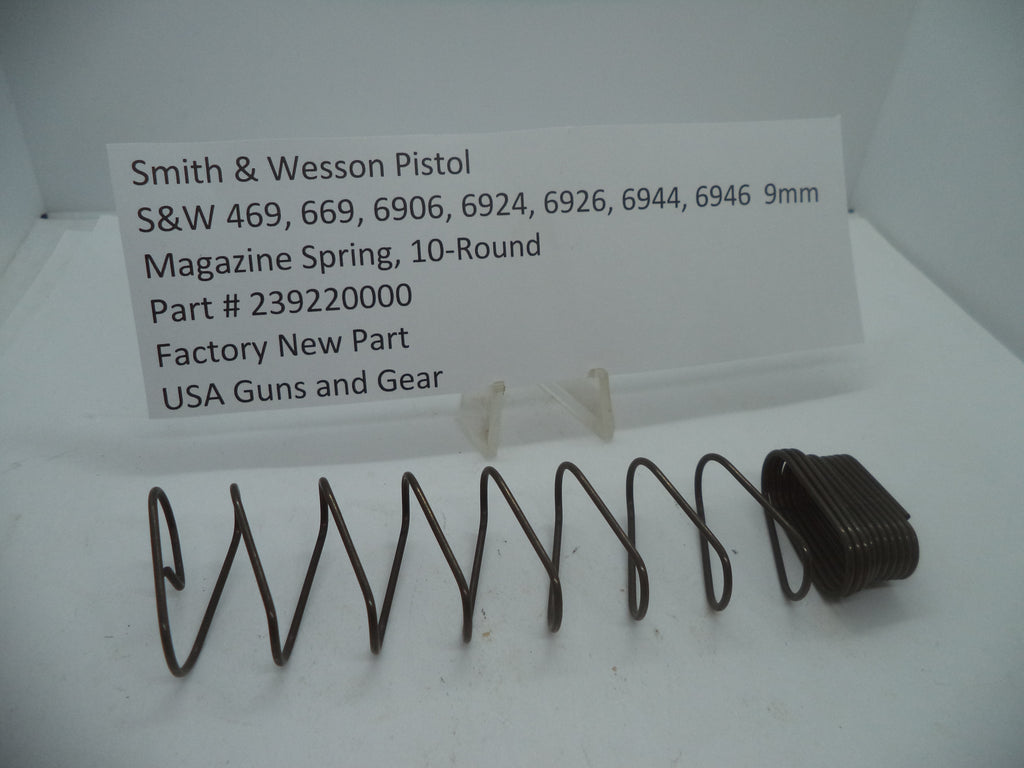 239220000 S&W Magazine Spring 469, 669, 6906, 6924, 6926,6944,6946 9mm