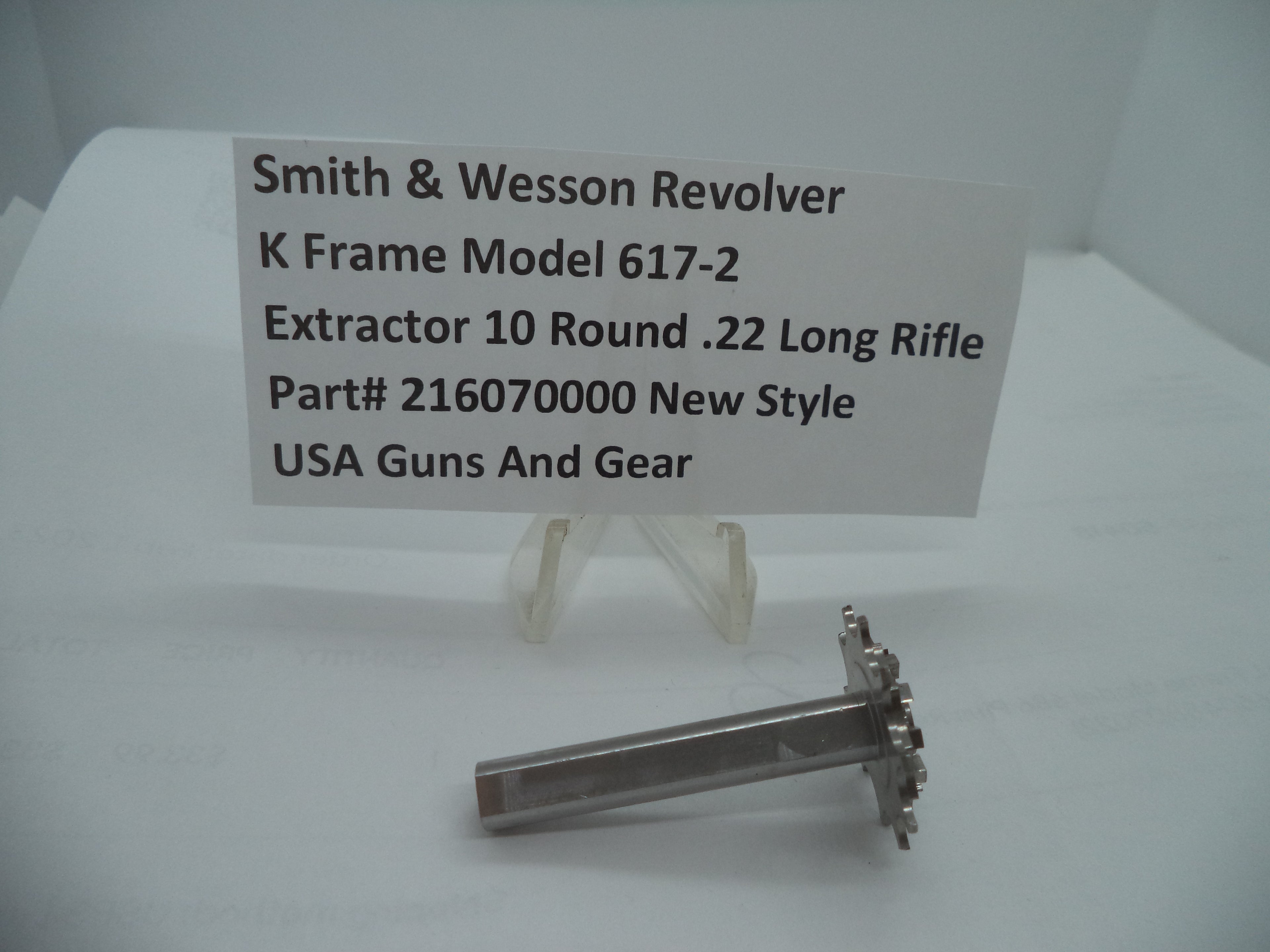 Smith & Wesson K Frame Extractor .22 LR 10 Shot Stainless 216070000