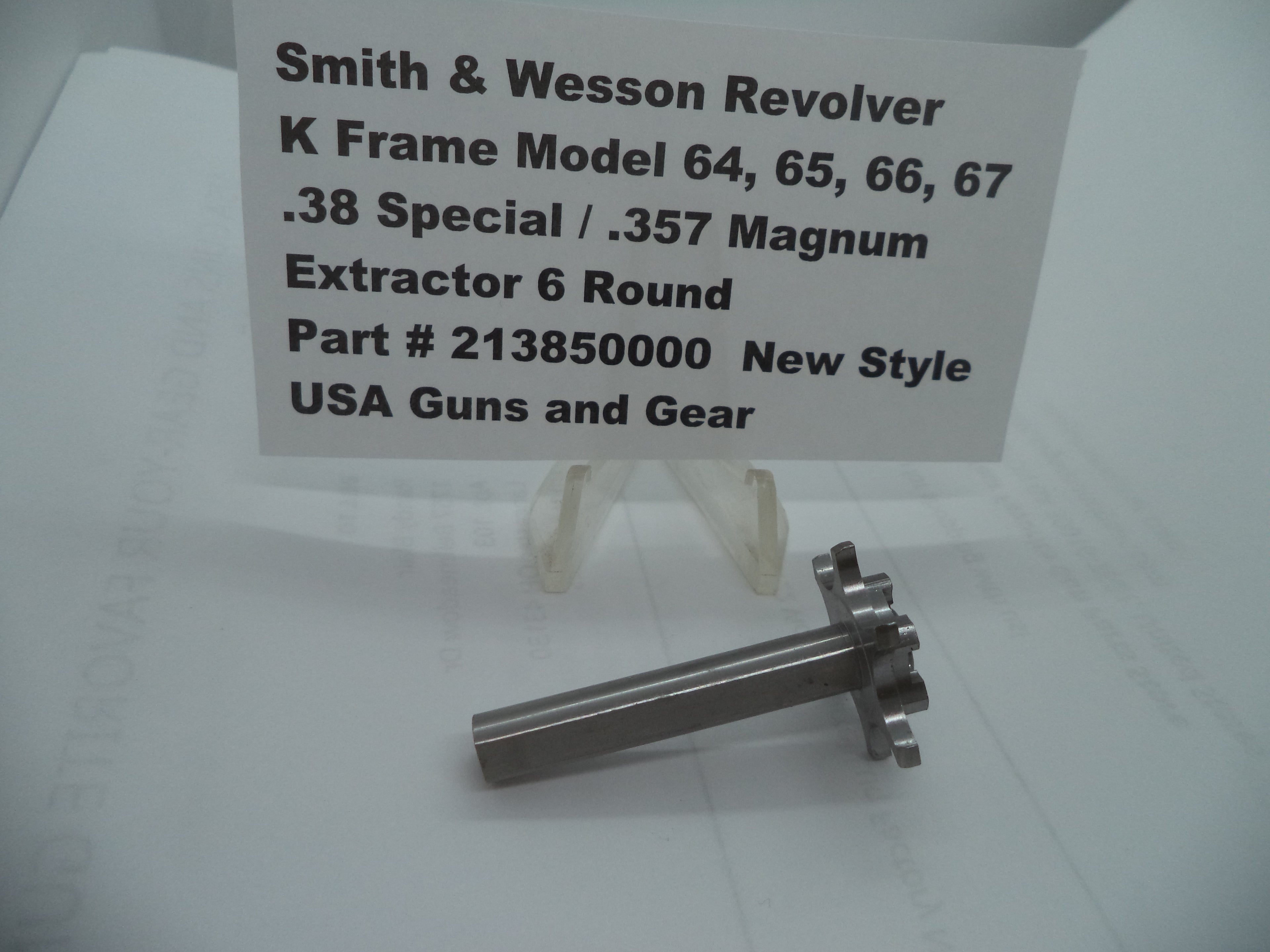 Smith & Wesson K Frame Stainless Steel Extractor New Style Models 64 65 66 67 213850000