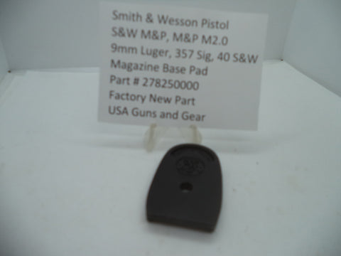 278250000 Smith & Wesson Pistol S&W M&P, M&P M2.0 Magazine Base Pad