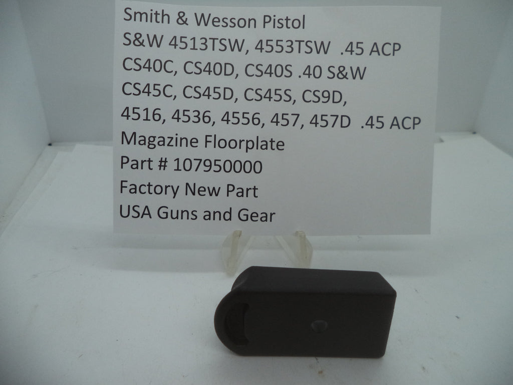 Smith & Wesson Magazine Floorplate Models 4516, 4536, 4513TSW, CS45, CS40, CS9 - 107950000