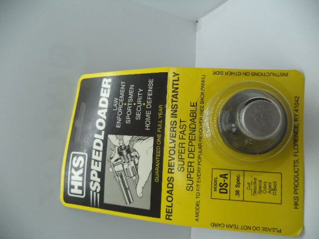 HKS Revolver Speed Loader .38 Special - Colt Detective Special, Cobra, Agent, Diamond Back DS-A