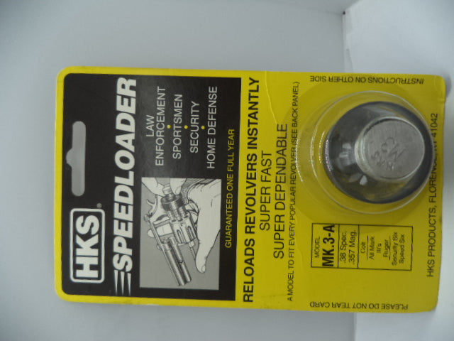HKS Colt Revolver Speed Loader .38 Special .357 Magnum 6-Shot MK.3-A