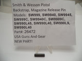 26472 Smith & Wesson Pistol Backstrap and Magazine Release Pin New