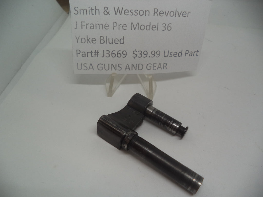 J3669 Smith & Wesson J Frame Pre Model 36 Yoke Blued .38 Special Used Part