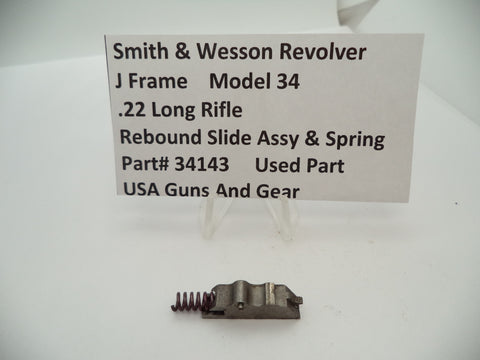 34143 Smith & Wesson J Frame Model 34 Rebound Slide & Spring Blue Steel .22 LR