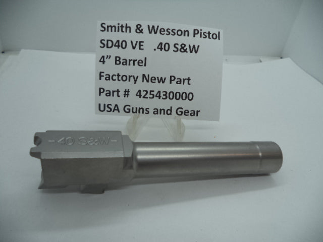 S&W SD40VE 4" Barrel - Stainless Steel .40 S&W Factory OEM