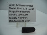 315460000 Smith & Wesson Pistol Model 22-A, 22S Magazine Butt Plate .22 LR