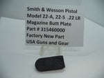 315460000 Smith & Wesson Pistol Model 22-A, 22S Magazine Butt Plate .22 LR