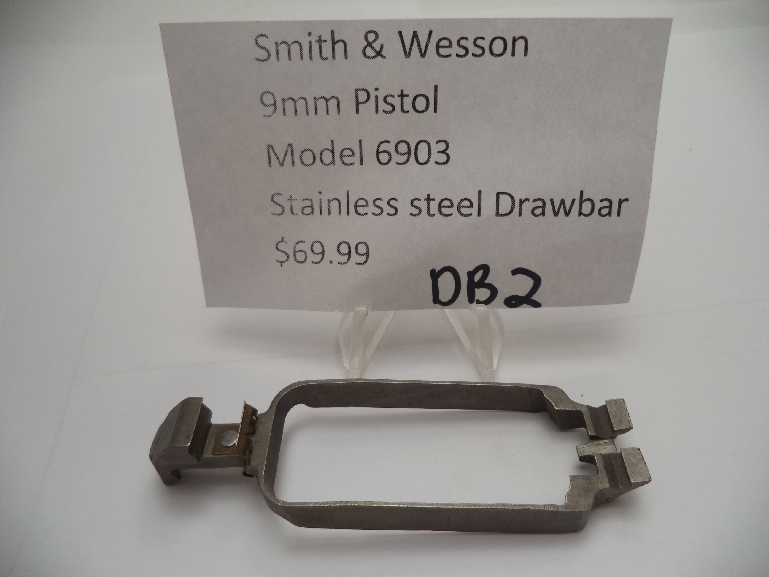 DB2 Smith and Wesson Model 6903 9MM Pistol Drawbar SS Used
