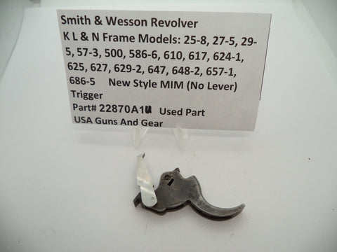 2870A1U Smith & Wesson K L & N Frame Multiple Model Revolver Trigger MIM Used