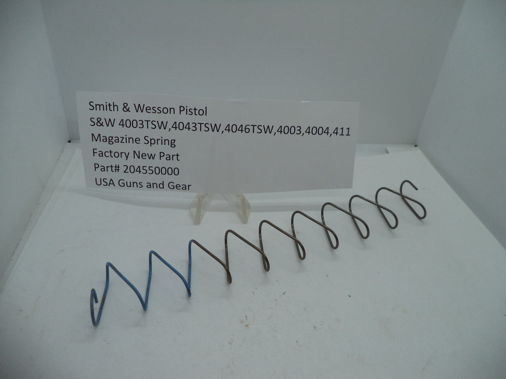 S&W 4003TSW,4043TSW,4046TSW,4003,4004,411 Magazine Spring .40 204550000