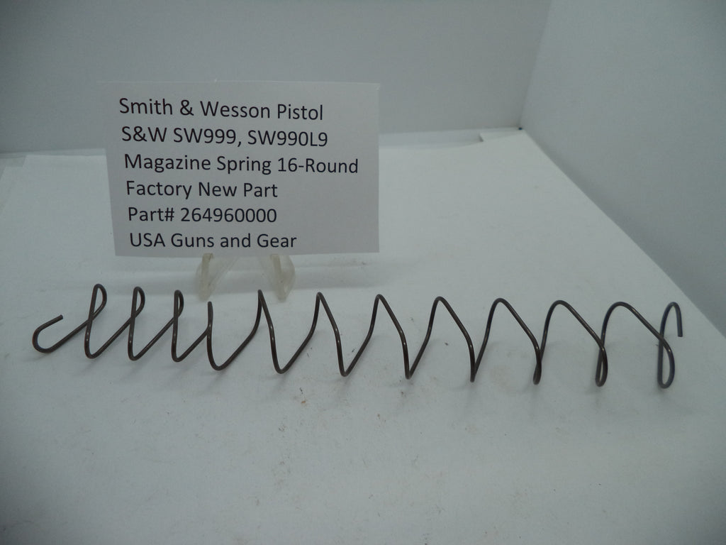 264960000 S&W Pistol S&W SW999,SW990L9 Magazine Spring 9mm