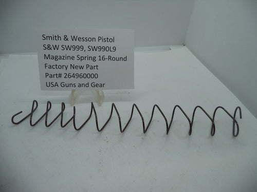 264960000 S&W Pistol S&W SW999,SW990L9 Magazine Spring 9mm