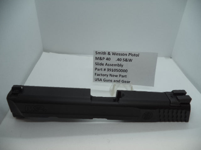 Smith & Wesson M&P 40 Complete Slide Assembly - .40 S&W - Full Size M1.0 - Factory OEM Part 391050000