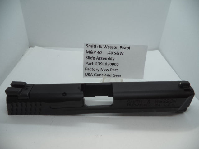 Smith & Wesson M&P 40 Complete Slide Assembly - .40 S&W - Full Size M1.0 - Factory OEM Part 391050000
