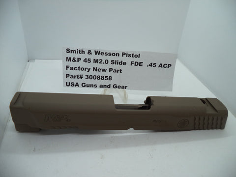3008858 Smith & Wesson Pistol M&P 45 M2.0 Slide FDE  .45 ACP