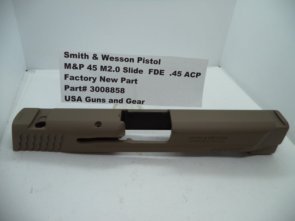 Smith & Wesson M&P 45 M2.0 Slide 7.5" FDE Stripped | OEM 3008858